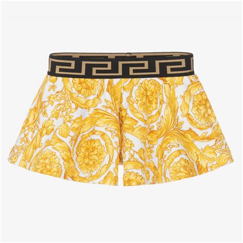 versace girls shorts